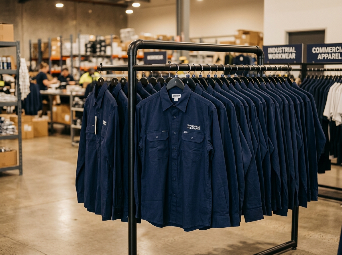 Industrial work shirts collection