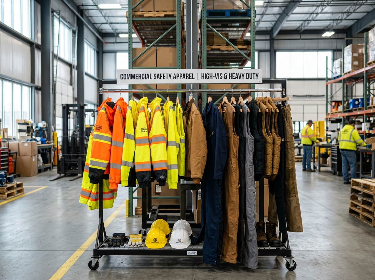 Commercial safety apparel and outerwear collection